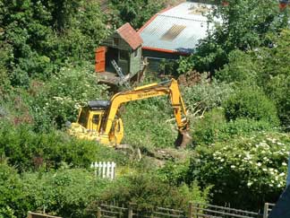 Carelet rid the site of biodiversity interest in June 2005