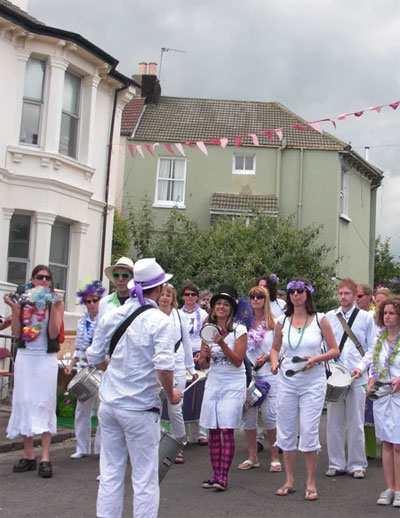 Street party Samba performers