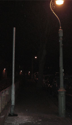 new street lamps being installed