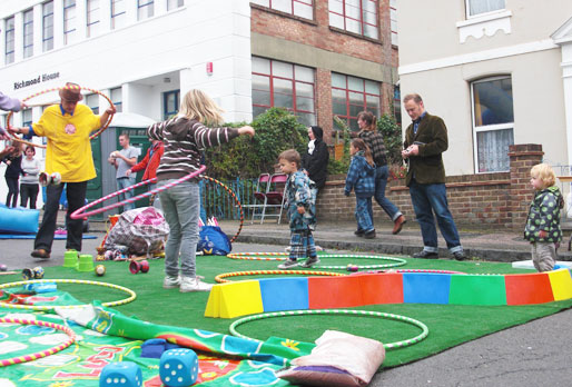 residents brush up their circus skills