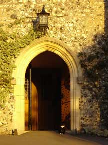 Rottingdean Parish Church and cat